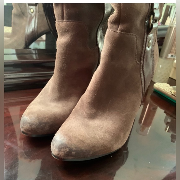 NINE WEST LEATHER KNEE HIGH BOOTS - Picture 2 of 8